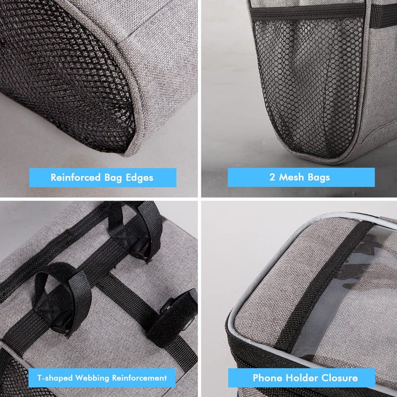 MATTISAM Bike Handlebar Bag - Front Basket with Bike Phone Mount, Bicycle Cooler Pouch Pack for Kids Girls Boys Men Women - Image 5